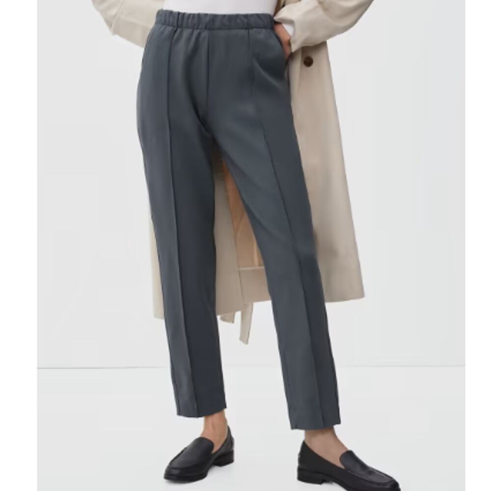 NWT Everlane Sz XS The Dream Pant Dark Gray Career Work Office Comfy
